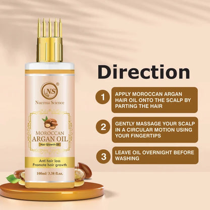 Nuerma Science Moroccan Argan Hair Oil - 100 ml