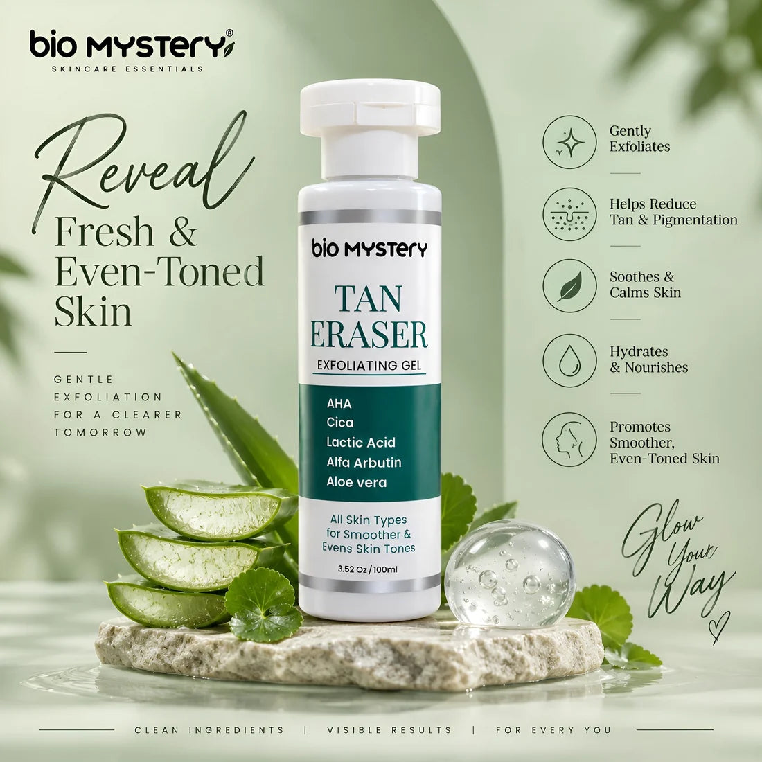 Tan Eraser Exfoliating Gel