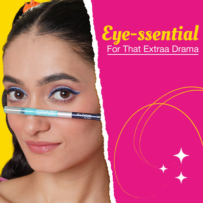 Swiss Beauty Craze It'S Extraa Duo Kajal - 3 - Mean Girls - 1.3 gm