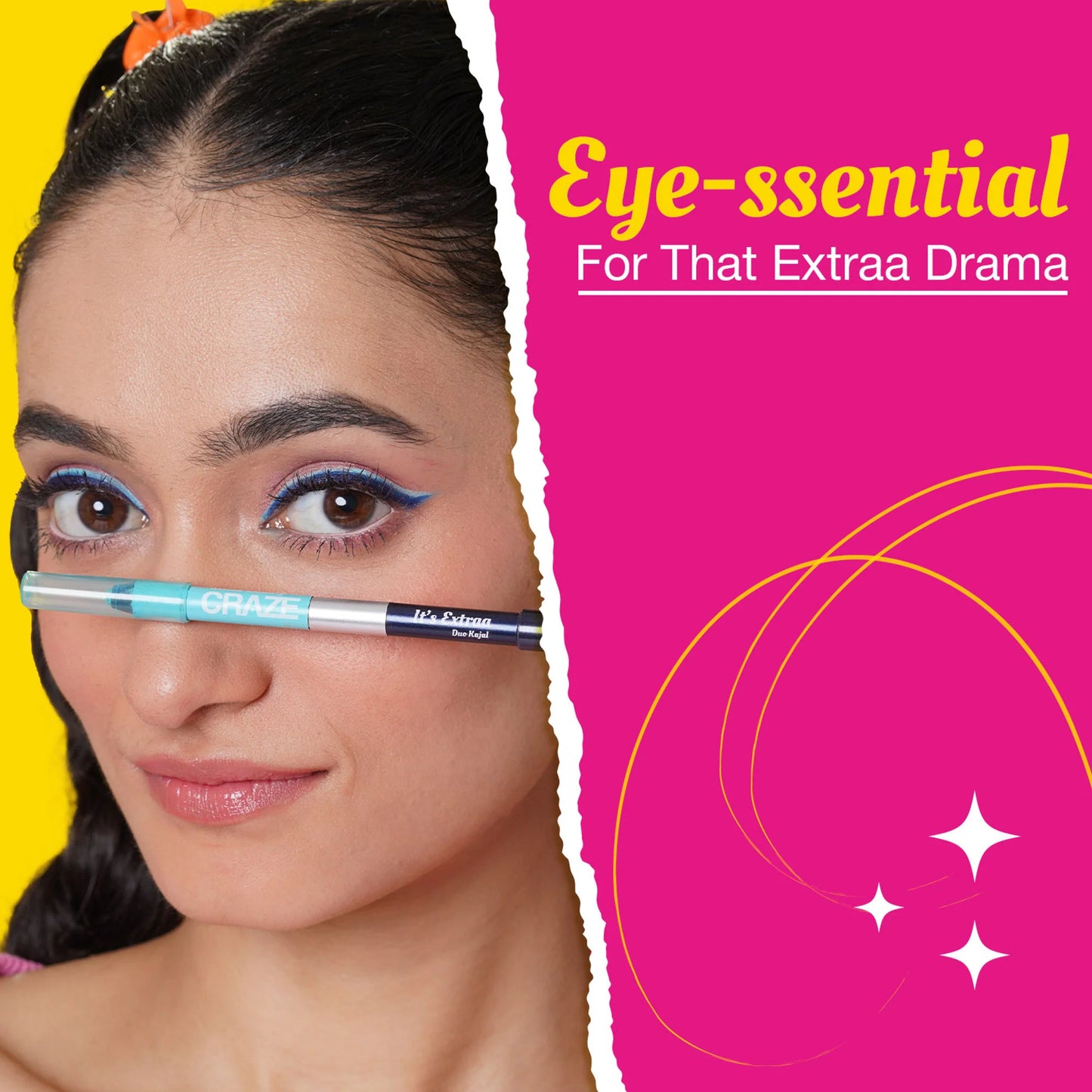 Swiss Beauty Craze It'S Extraa Duo Kajal - 4 - Gossip Girl - 1.3 gm