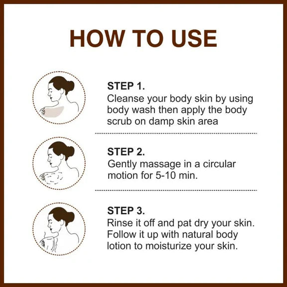 She Essentials Coffee Body Scrub Exfoliating Scrub For Body For Both Women And Men - 100 gm