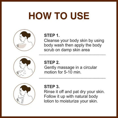 She Essentials Coffee Body Scrub Exfoliating Scrub For Body For Both Women And Men - 100 gm