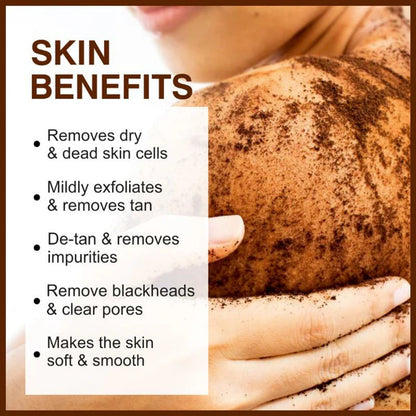 She Essentials Coffee Body Scrub Exfoliating Scrub For Body For Both Women And Men - 100 gm