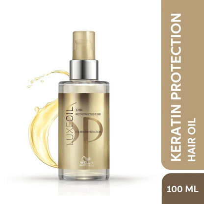 System Professional Luxe Oil Keratin Restore Reconstructive Elixir with Almond Oils for Smooth, Strong Hair - 30 ml