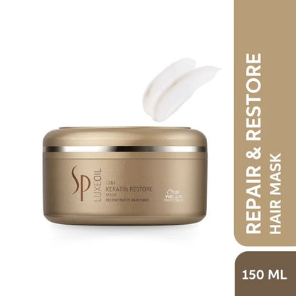 System Professional LuxeOil Keratin Restore Mask for Deep Nourishment & Repair - 150 ml
