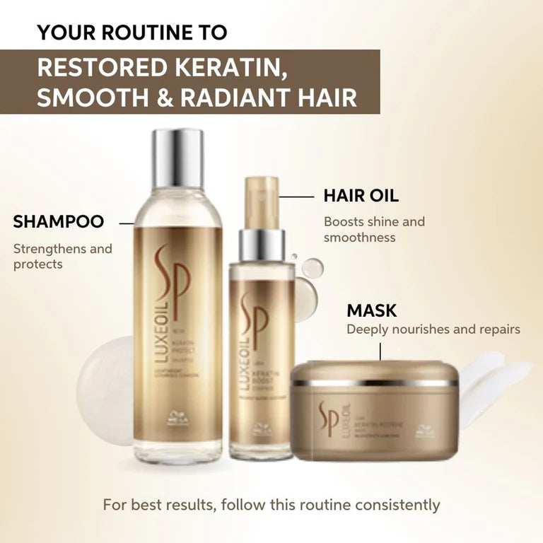 System Professional LuxeOil Keratin Restore Mask for Deep Nourishment & Repair - 150 ml
