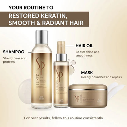 System Professional LuxeOil Keratin Restore Mask for Deep Nourishment & Repair - 150 ml