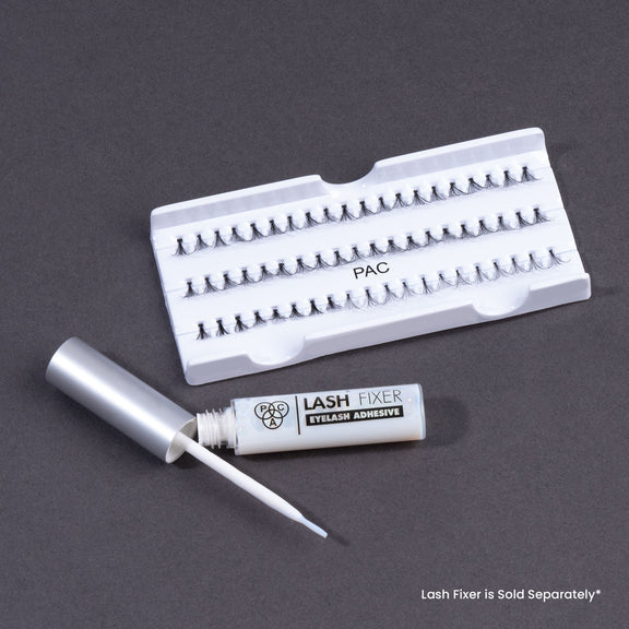 PAC Studio Flare Lash FL4 - Natural Cluster Lashes with Short, Long & Thick Strands for Versatile Looks - 1 Pair