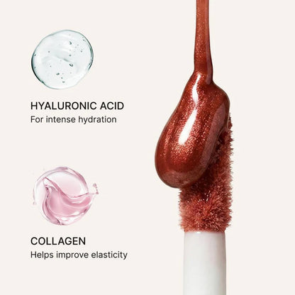 IRIS COSMETICS Talk Glossy To Me! Shimmer Lip Gloss - Deep Plum With Subtle Blue - 9.5 ml