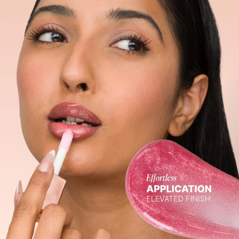 IRIS COSMETICS Talk Glossy To Me! Shimmer Lip Gloss - Light Pink With Iridescent Shimmer - 9.5 ml