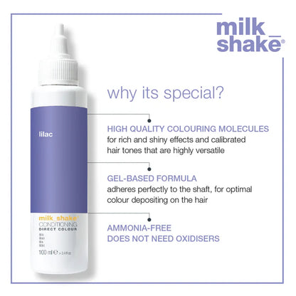 Milkshake Ammonia Free Conditioning Direct Color - Lilac - 100 ml