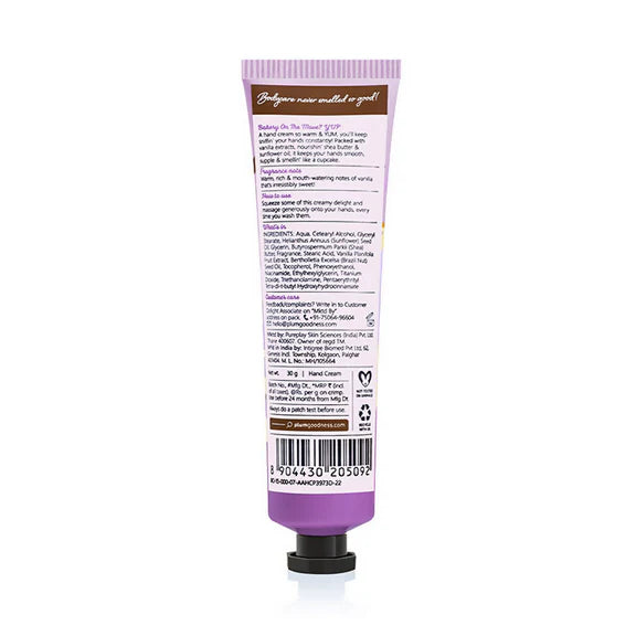 Plum Bodylovin' Vanilla Vibes Hand Cream - 30 gm