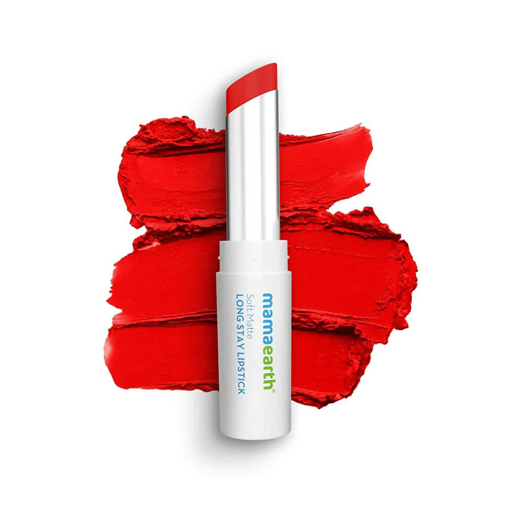 Mamaearth Soft Matte Long Stay Lipstick - Red Dahlia