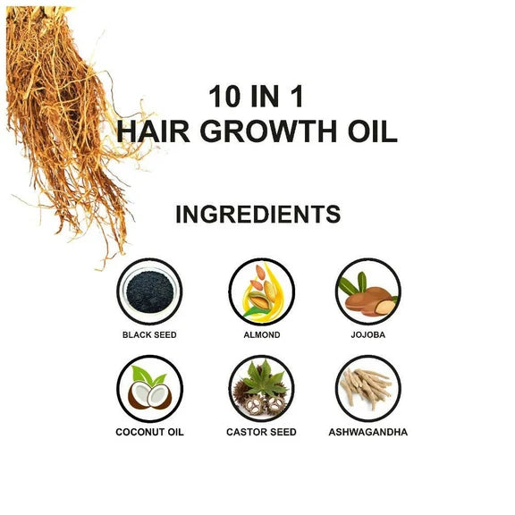 Love Earth 10 In 1 Hair Growth Oil - 100 ml