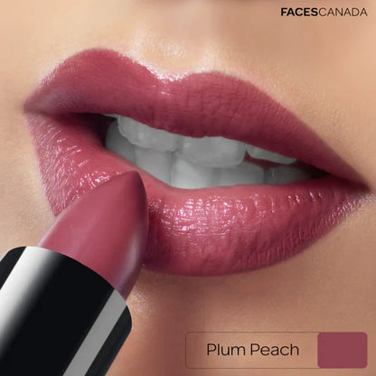 Faces Canada Creme Finish Lipstick - Plum Peach 06 - 4 gm