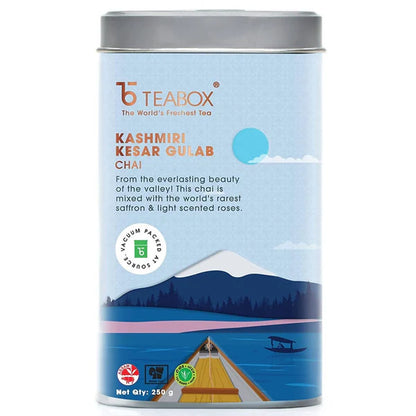 Teabox Kashmiri Kesar Gulab Chai - 250 gm