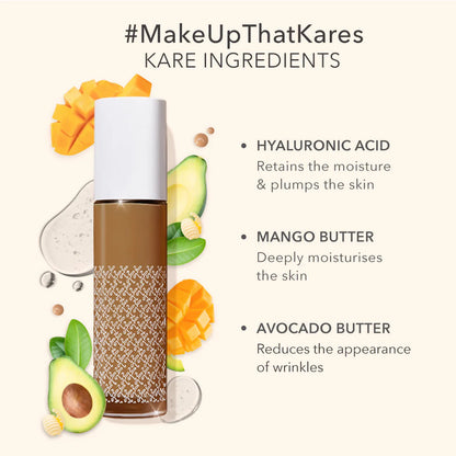 Kay Beauty By Katrina Kaif Hydrating Foundation - 195N Deep