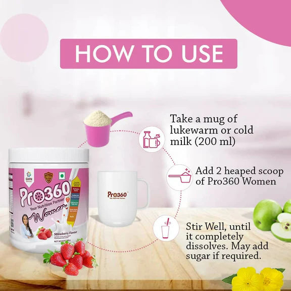 Pro360 Women Protein Powder Rich Nutritional - 250 gm