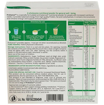 Prohance Complete Nutritional Drink Powder - Vanilla Flavor - 200 gm