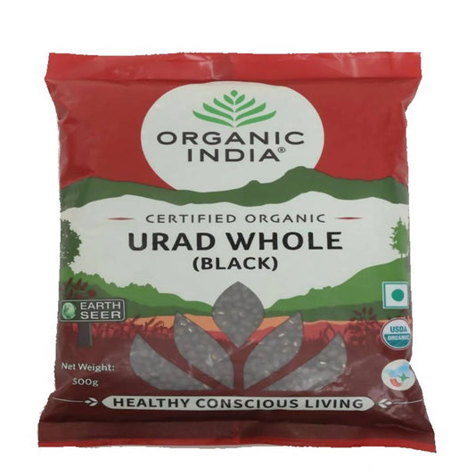 Organic India Urad Whole (Black) -500 gm