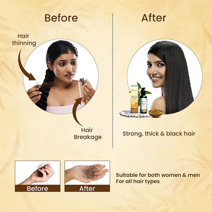 The Skin Story 100% Natural Ayurvedic Hair Oil For Hair Growth - 100 ml