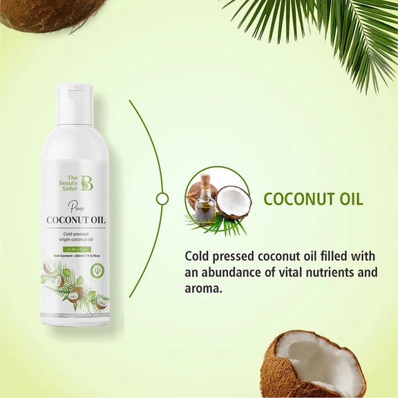 The Beauty Sailor Pure Coconut Hair Oil - 200 ml