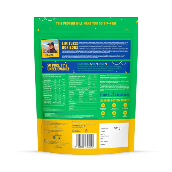 Yoga Bar Pro Clean Plant Protein Powder Chocolate Flavour & Unflavoured - combo