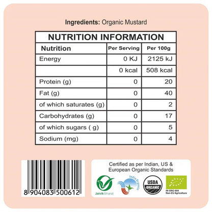 24 Mantra Organic Mustard Seeds (Small) - 100 gm