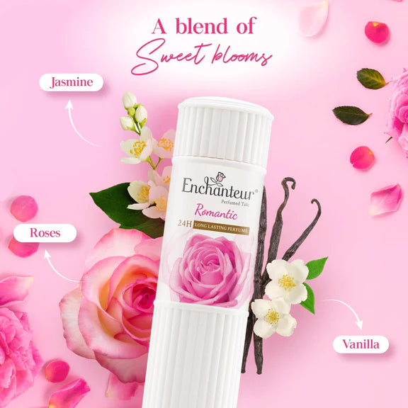 Enchanteur Romantic Perfumed Talc - 250 gm