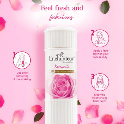 Enchanteur Romantic Perfumed Talc - 250 gm