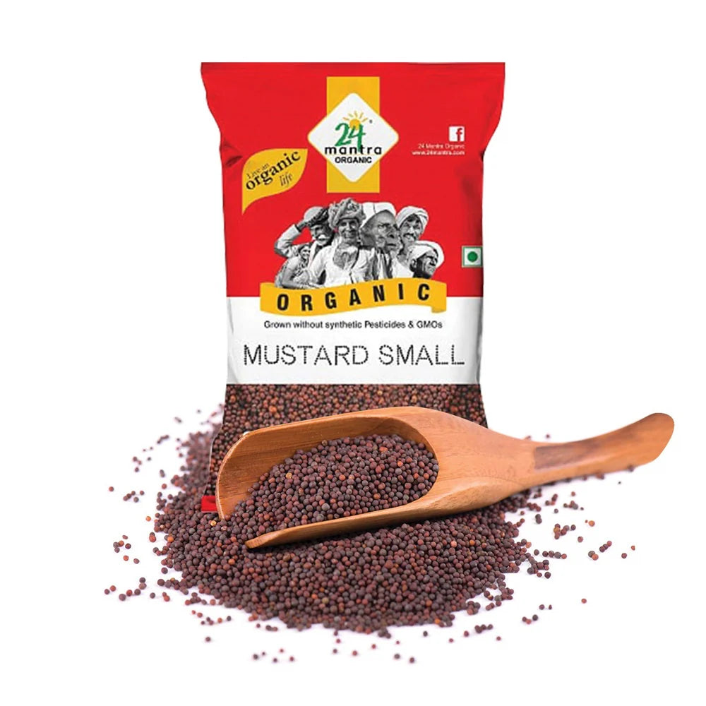 24 Mantra Organic Mustard Seeds (Small)