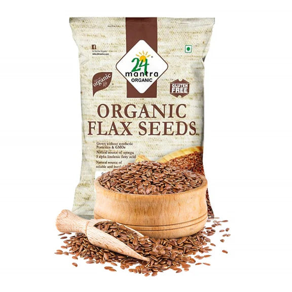 24 Mantra Organic Flax Seeds - 200 gm