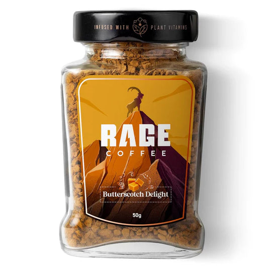 Rage Coffee Butterscotch Delight Instant Coffee - 50 gm