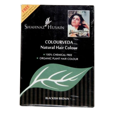 Shahnaz Husain Colourveda Natural Hair Colour - 100 gm - Dark Brown