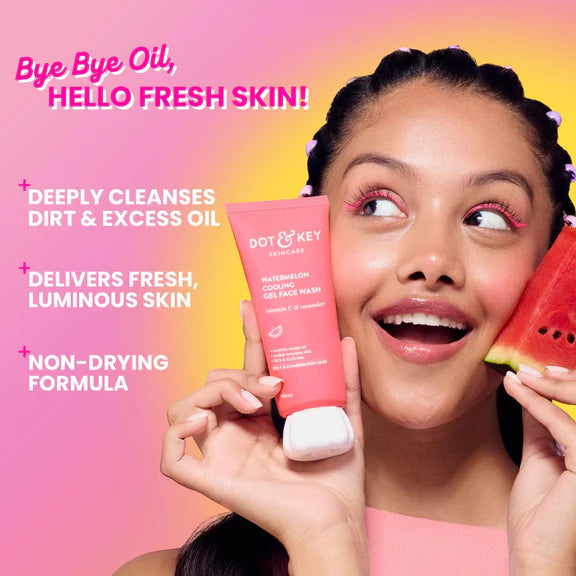 Dot & Key Watermelon Superglow Gel Face Wash - 100 ml