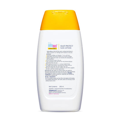 Sebamed Baby Sun Lotion|pH 5.5|Triple Protection with UVA/UVB- Filter|200 ml