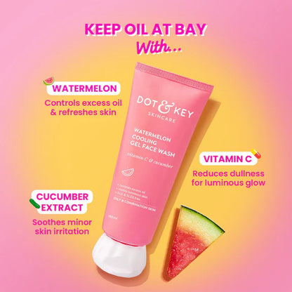 Dot & Key Watermelon Superglow Gel Face Wash - 100 ml
