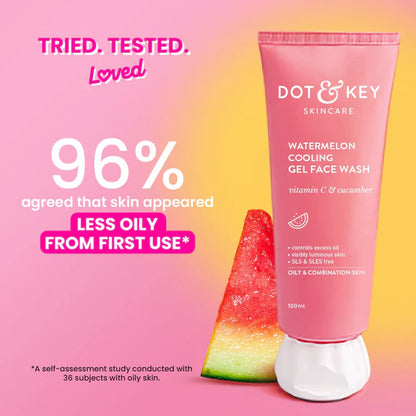 Dot & Key Watermelon Superglow Gel Face Wash - 100 ml
