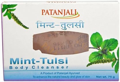Patanjali Mint - Tulsi Body Cleanser Soap 125 gm