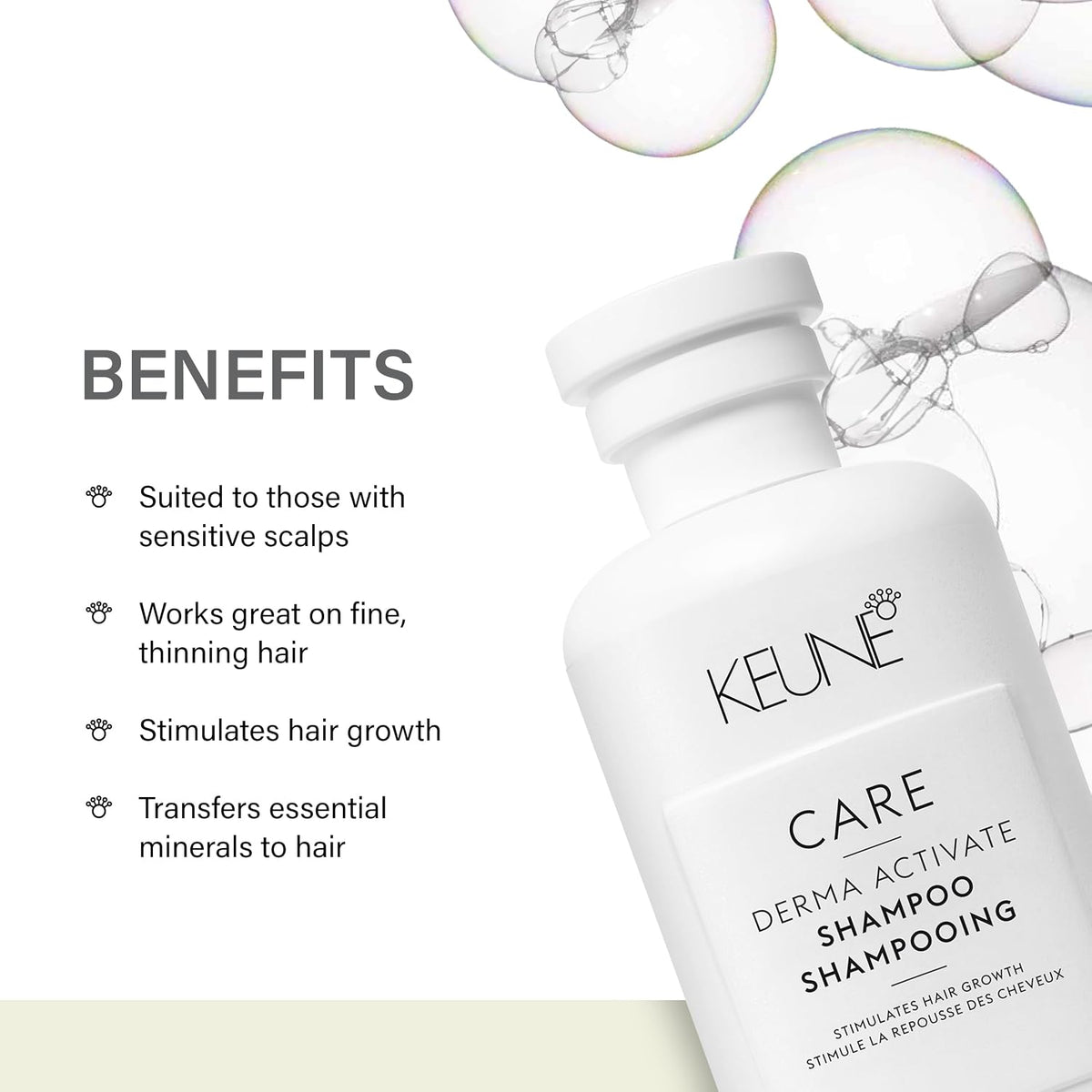 Keune Care - Derma Activate Shampoo - 300ml / 10.1oz
