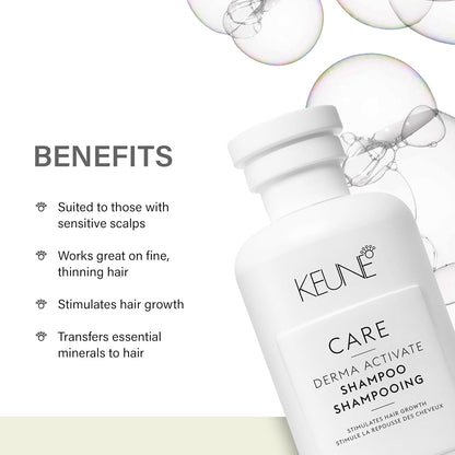 Keune Care - Derma Activate Shampoo - 300ml / 10.1oz