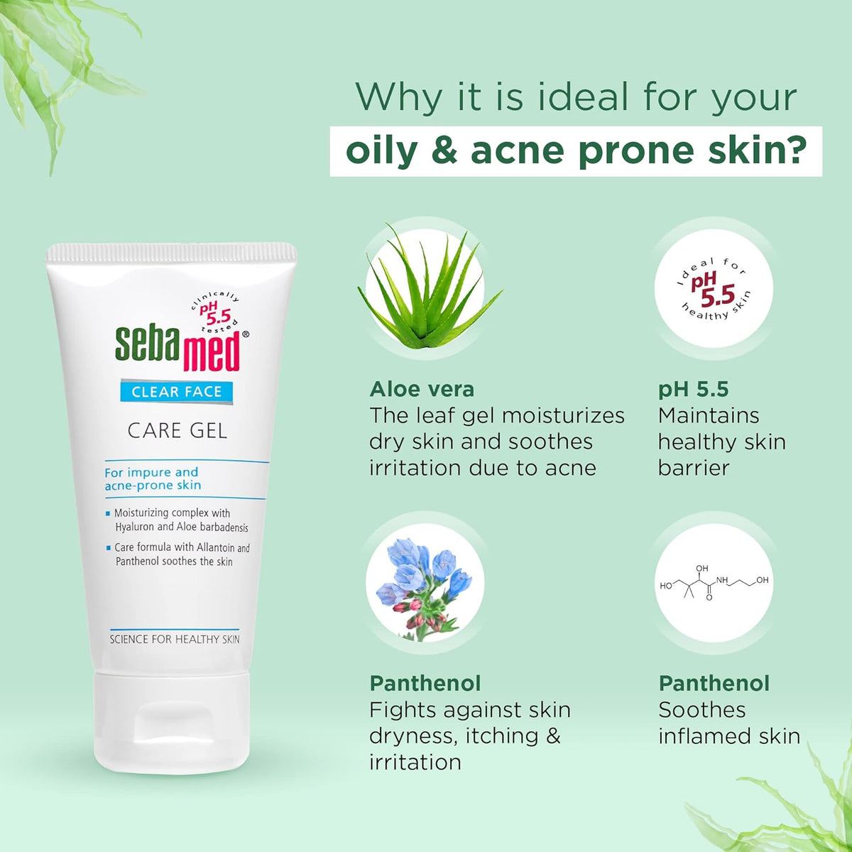 Sebamed Clear Face Care Gel | 50ml