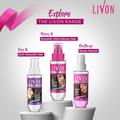 Livon Hair Serum, For Dry & Frizzy Hair