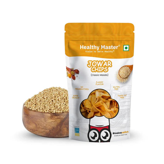 ealthy Master Light & Crispy Jowar Chips | Millet Snacks