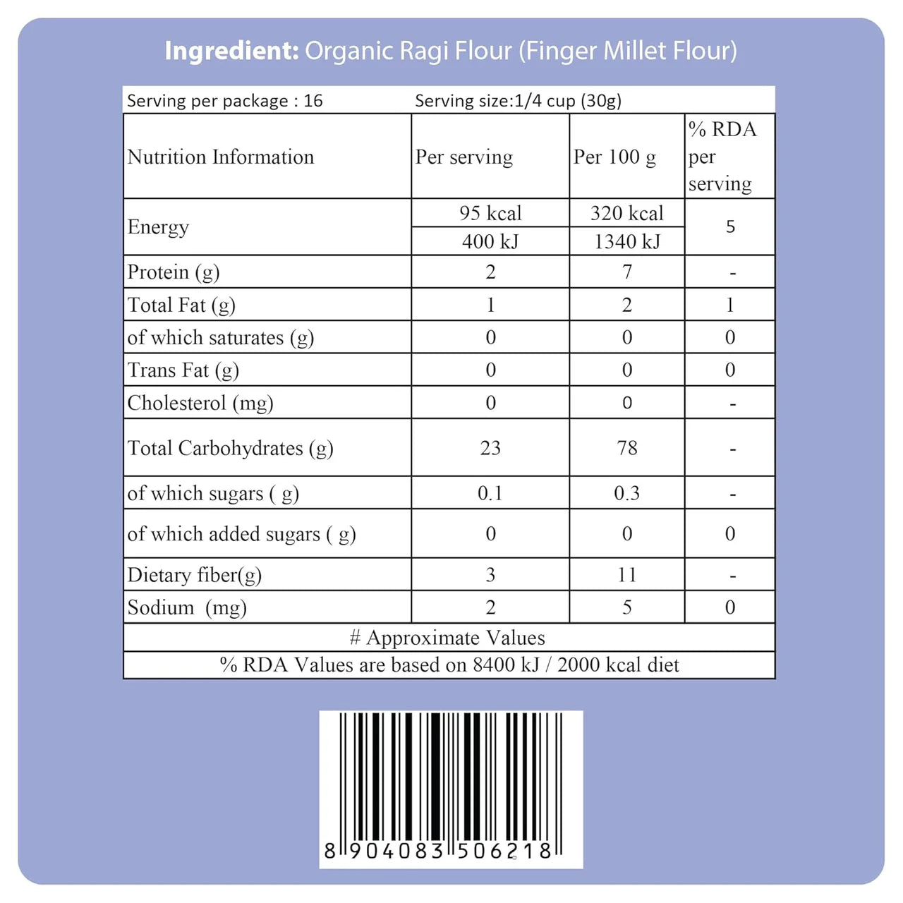 24 Mantra Organic Ragi Flour