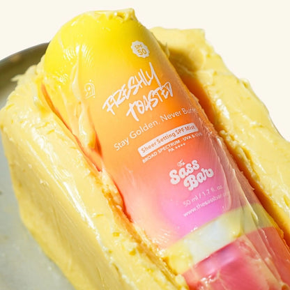 The Sass Bar Freshly Toasted Sheer Setting SPF Face & Body Mist - 50 ml