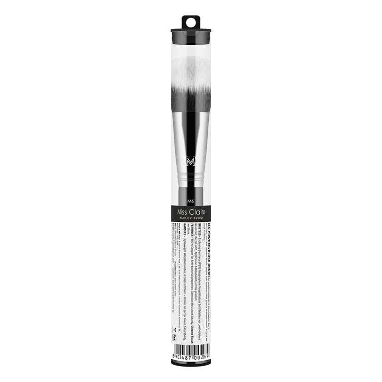 Miss Claire M6 - Powder/Blush Brush - Chrome - 1 pcs