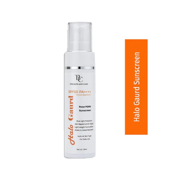 TBC - The Bath and Care Halo Guard Hydrating Sunscreen Broad Spectrum SPF 50 PA++++ - 50 ml