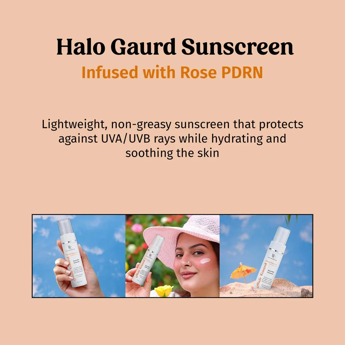 TBC - The Bath and Care Halo Guard Hydrating Sunscreen Broad Spectrum SPF 50 PA++++ - 50 ml