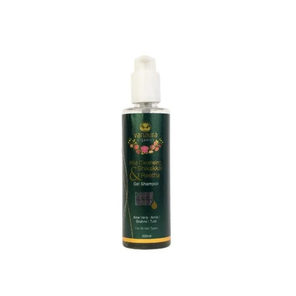Shikakkai and Reetha Mild Cleansing gel shampoo 200 ML